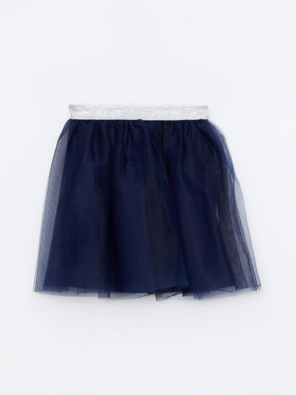 Girls' Skirt with Elastic Waist