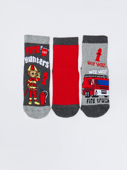 Patterned Boy Socks 3-pack