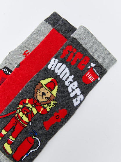 Patterned Boy Socks 3-pack