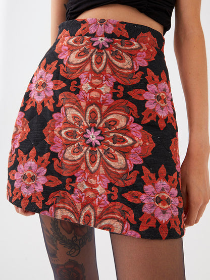 Patterned Women's Skirt