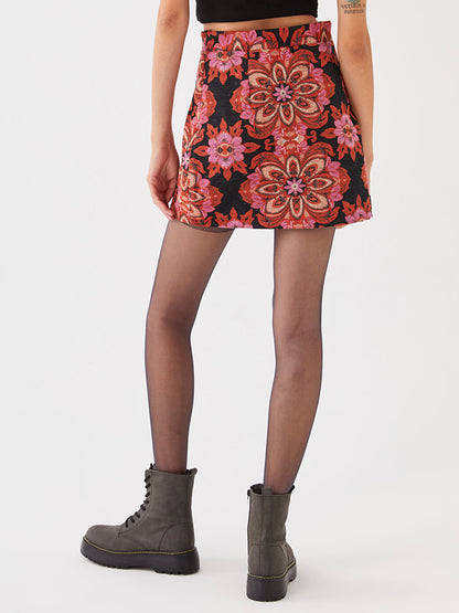 Patterned Women's Skirt