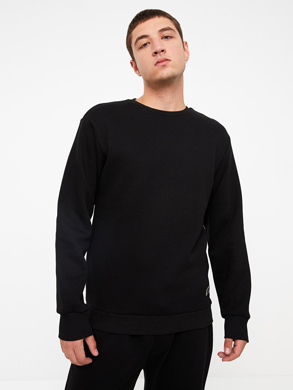 Crew Neck Long Sleeve Men's Sweatshirt