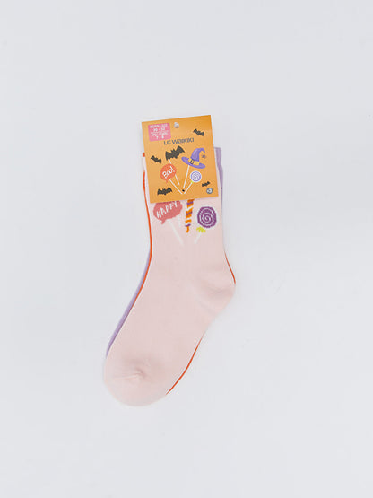 Patterned Girl's Socks 3-pack