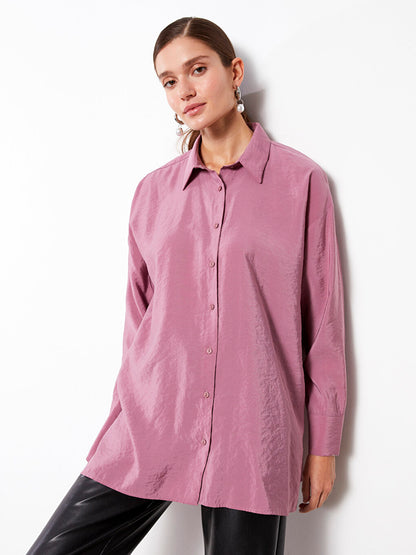 Plain Long Sleeve Women's Shirt