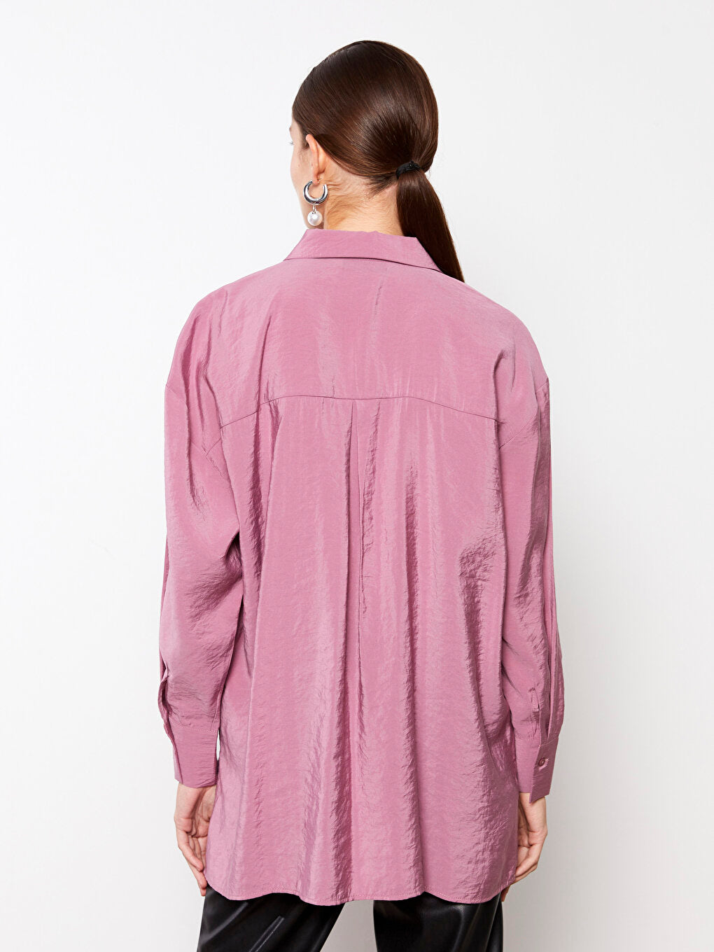 Plain Long Sleeve Women's Shirt