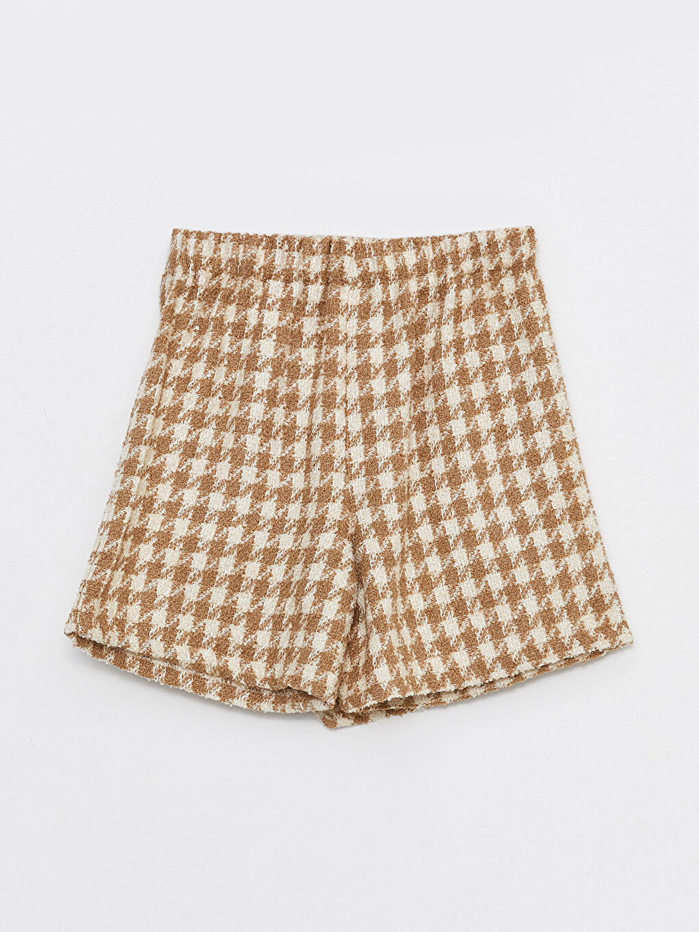 Patterned Girl's Shorts Skirt with Elastic Waist