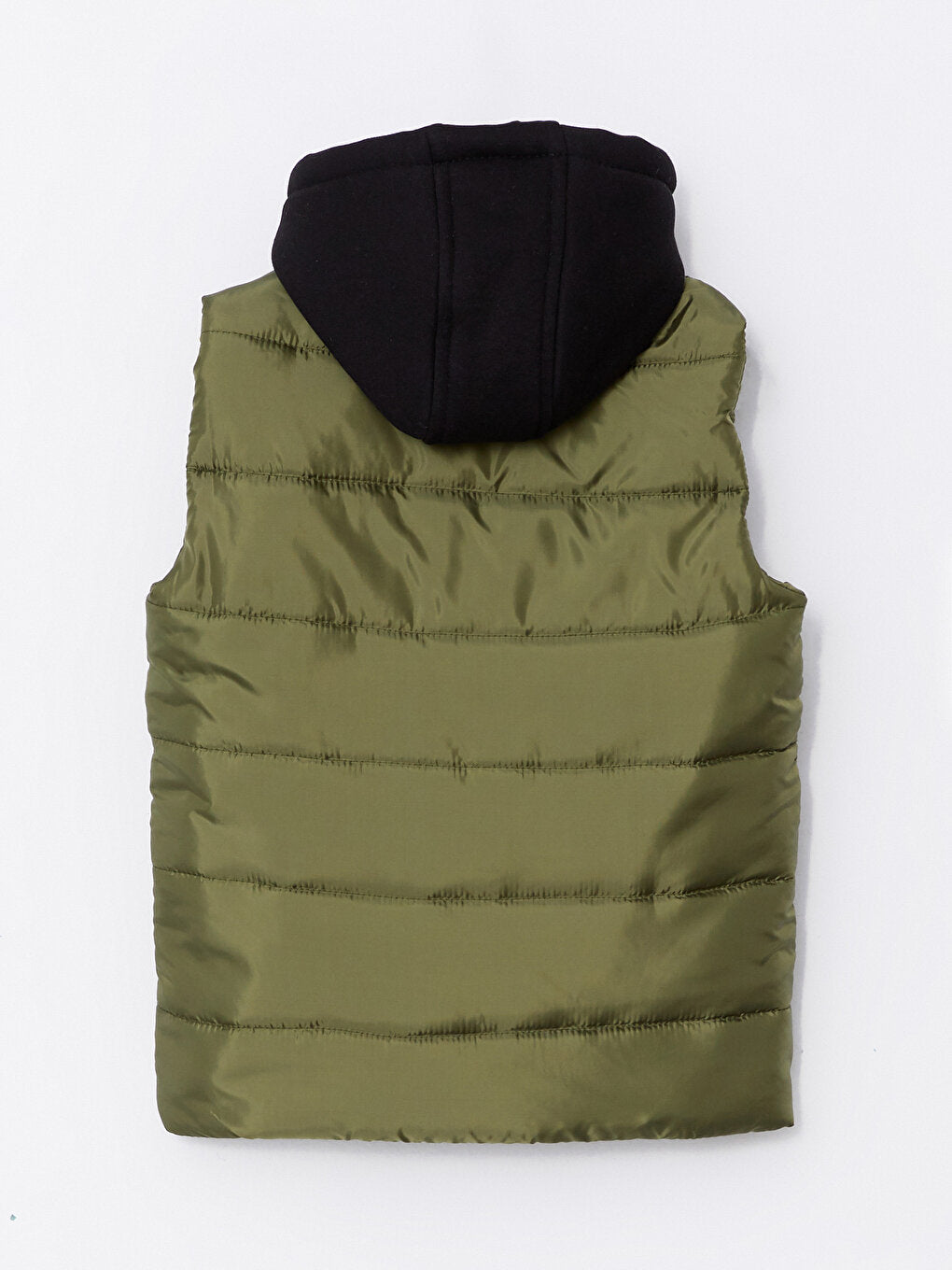 Hooded Basic Boys Puffer Vest