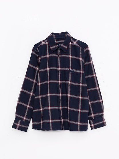 Plaid Long Sleeve Boys' Shirt