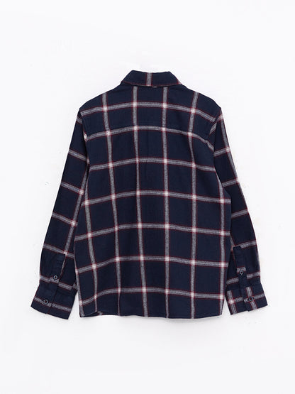 Plaid Long Sleeve Boys' Shirt