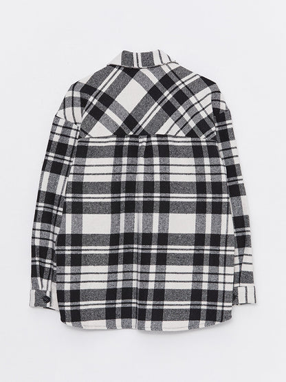 Plaid Long Sleeve Women's Lumberjack Shirt Jacket