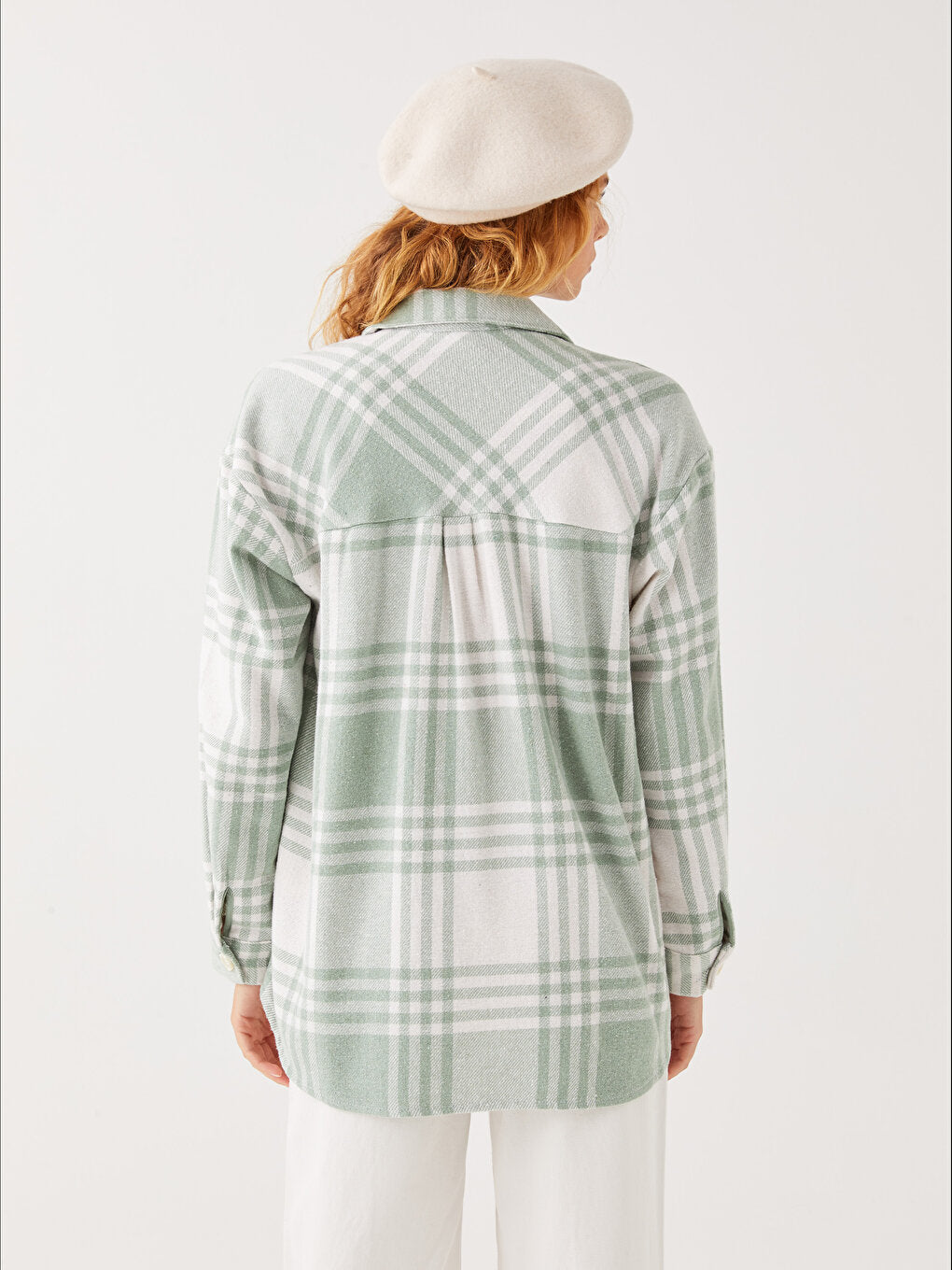 Plaid Long Sleeve Women's Lumberjack Shirt Jacket