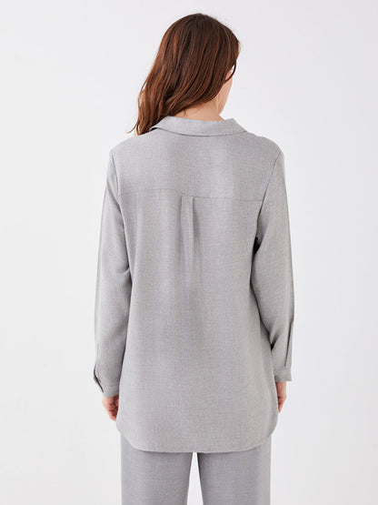 Plain Long Sleeve Women's Shirt