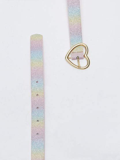 Multicolored Glittery Girl's Belt