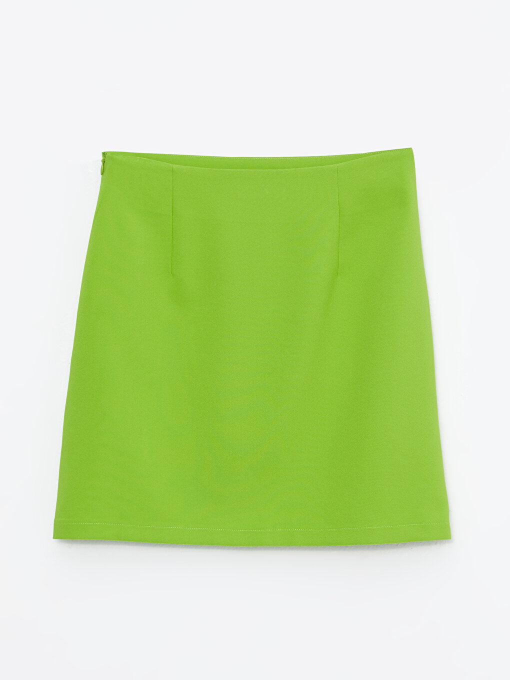 Straight A-Line Women's Skirt with Zipper Waist