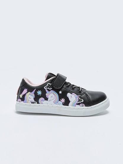 Printed Velcro Girls' Shoes