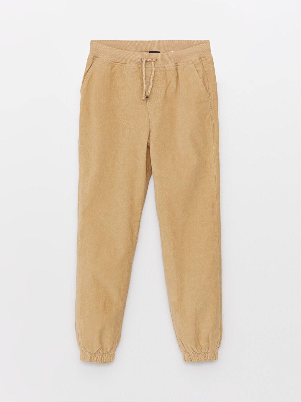 Basic Velvet Boy's Jogger Trousers with Elastic Waist