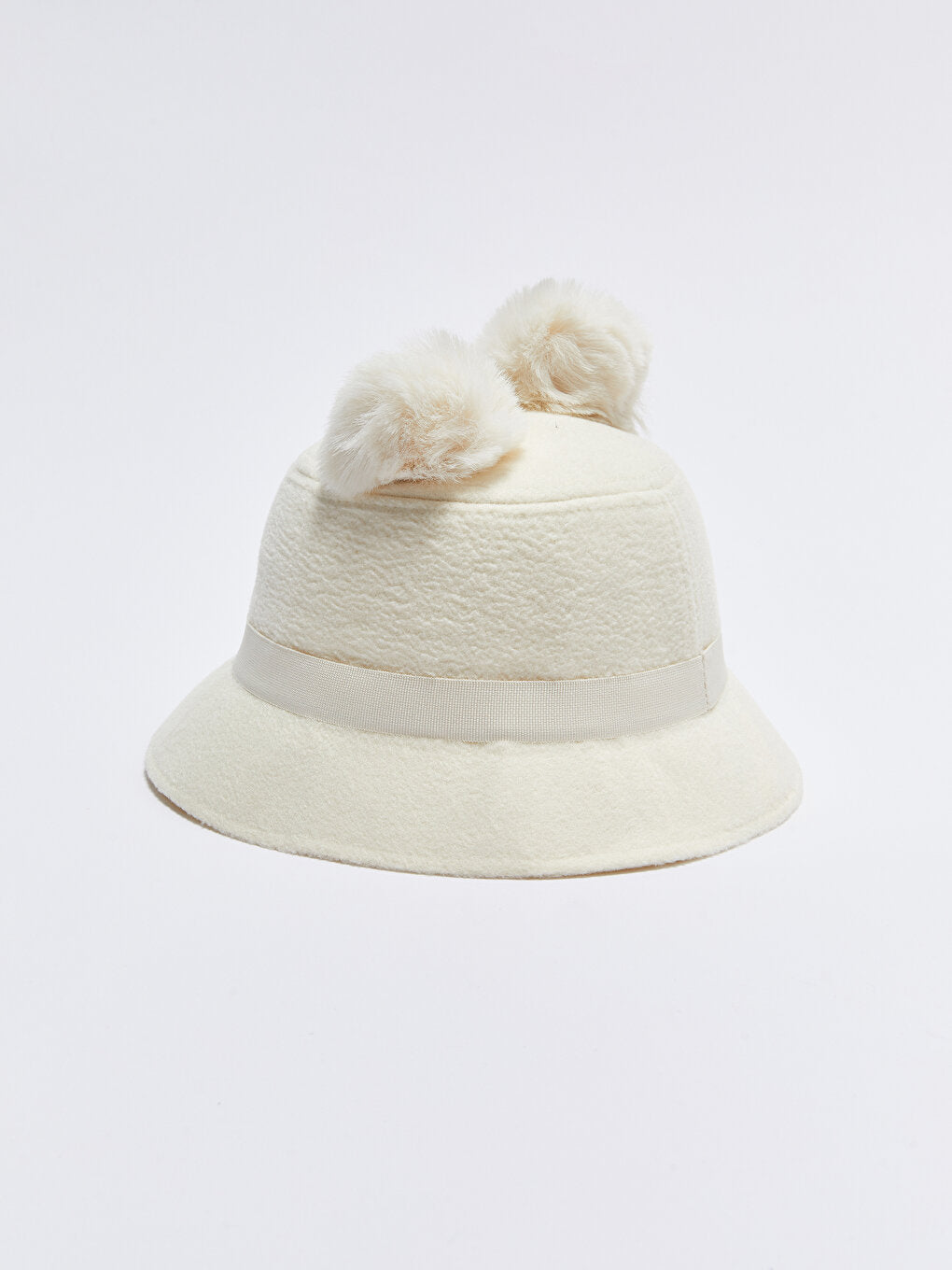 Girl's Riding Hat with Double Pompom