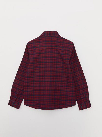 Plaid Long Sleeve Boys' Shirt