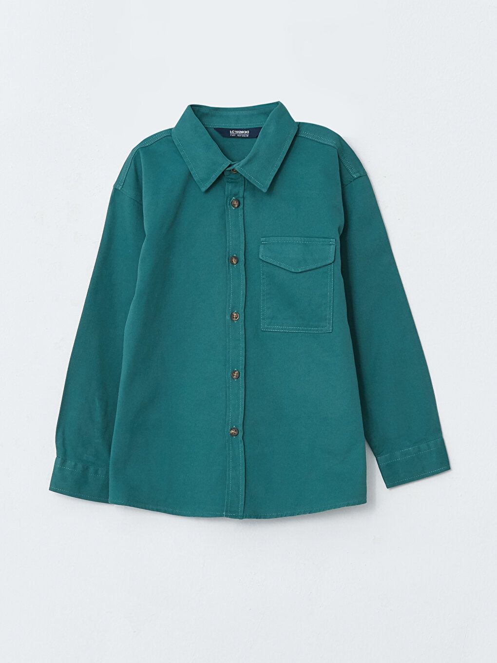 Comfortable Fit Gabardine Boy's Shirt