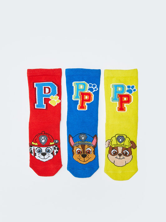 Paw Patrol Patterned Boy Socks 3-pack