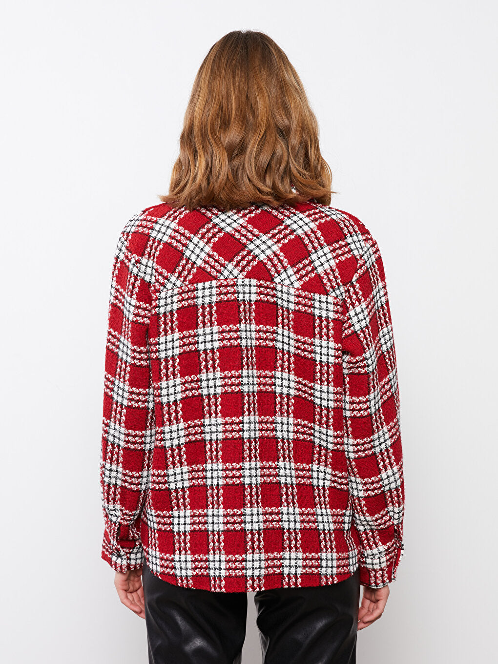 Plaid Long Sleeve Women's Shirt