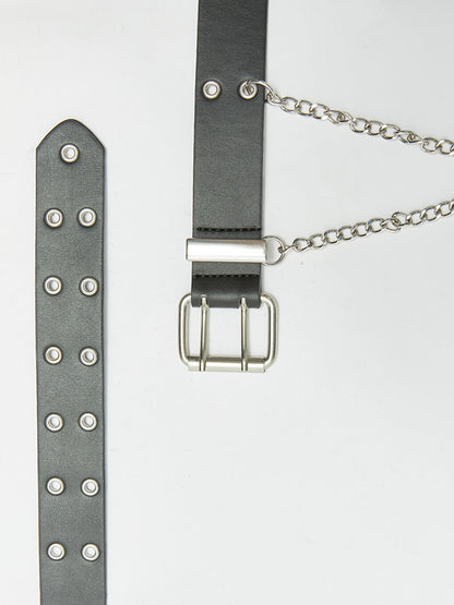 Women's Chain Detailed Belt