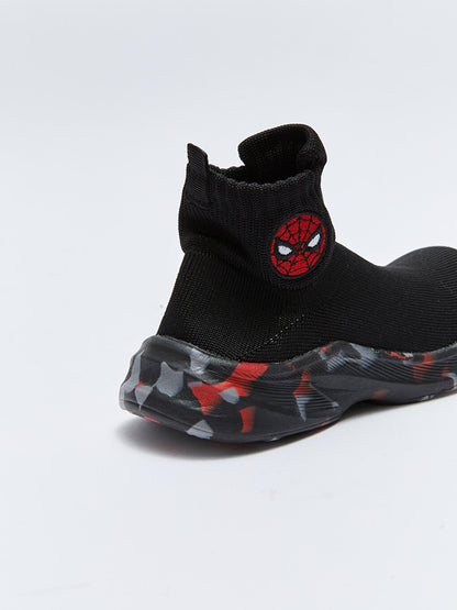 Spiderman Licensed Boy's Ankle Socks Model Shoes