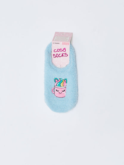 Embroidered Girls' Socks