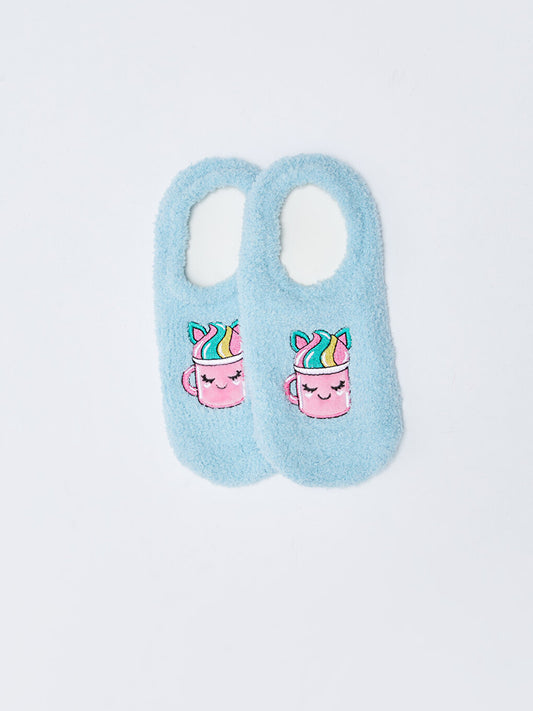 Embroidered Girls' Socks