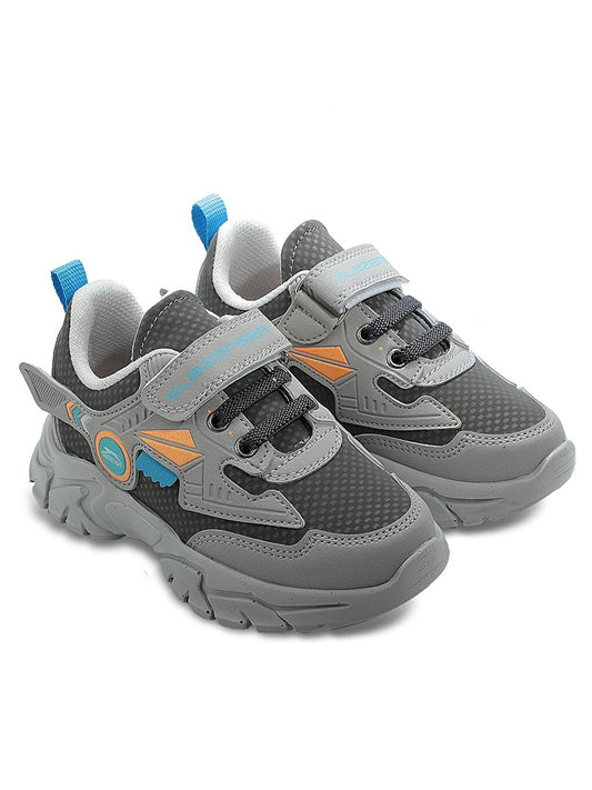 Printed Laces and Velcro Boys' Sports Shoes