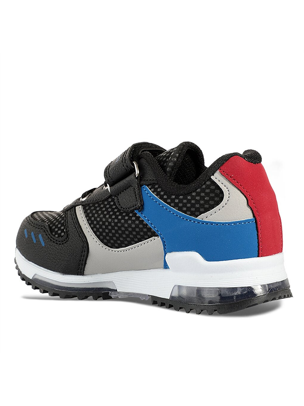 Color Blocked Velcro Men's Sports Shoes