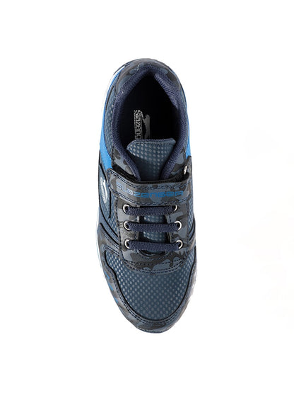 Color Blocked Velcro Men's Sports Shoes