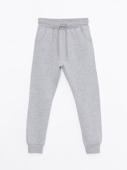 Basic Boy's Jogger Sweatpants with Elastic Waist