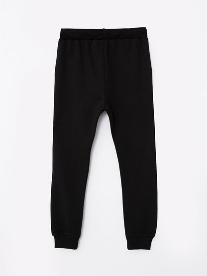 Basic Boy's Jogger Sweatpants with Elastic Waist