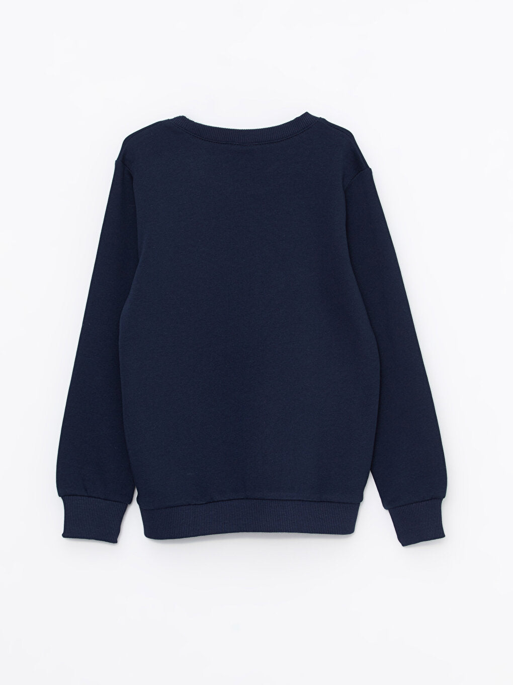 Crew Neck Basic Long Sleeve Boy's Sweatshirt