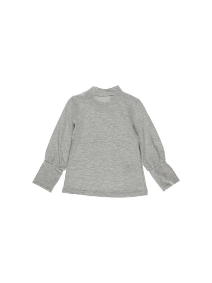 Half Turtleneck Basic Long Sleeve Girl's Knitwear Sweater