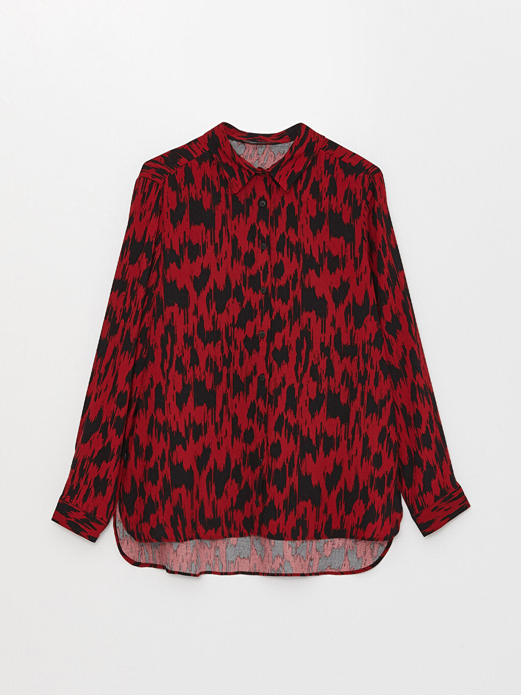 Patterned Long Sleeve Women's Shirt