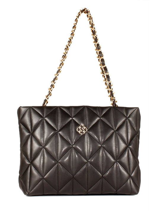 Leather Look Quilted Women's Tote Bag