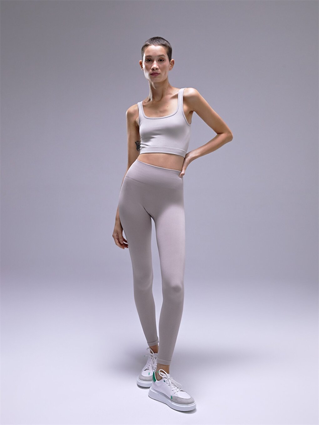 Women's Seamless Ribbed Leggings