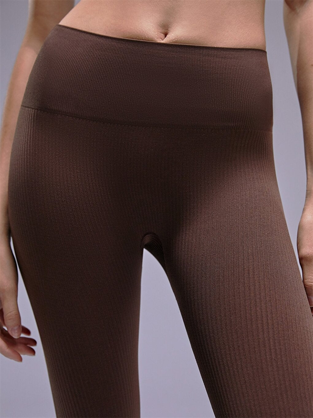 Women's Seamless Ribbed Tights