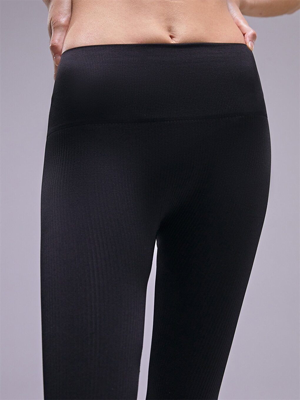 Women's Seamless Ribbed Tights