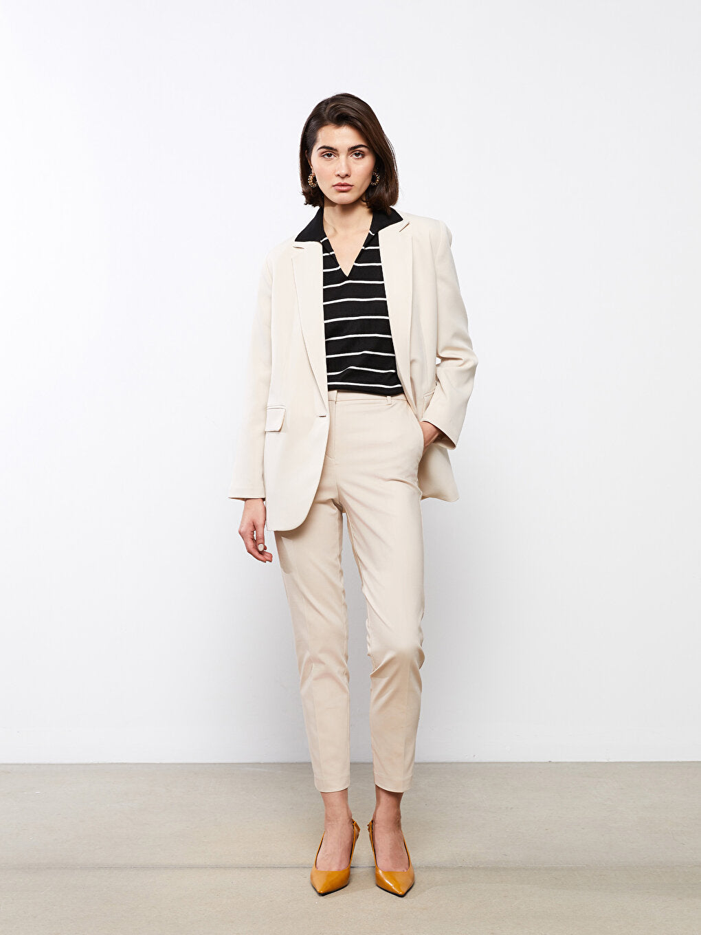 Women's Cigarette Straight Trousers