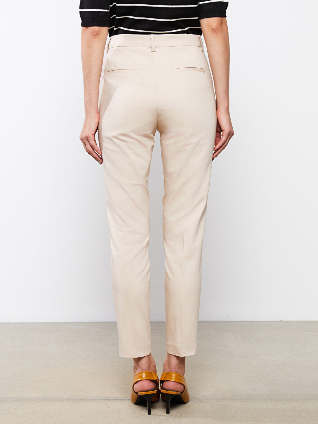 Women's Cigarette Straight Trousers