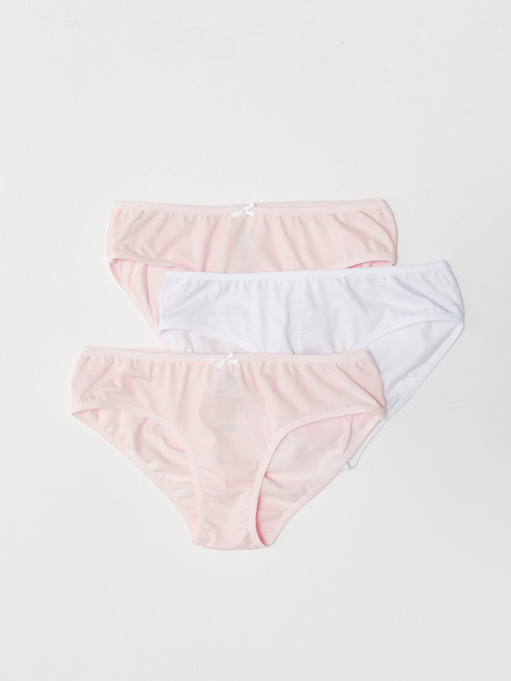 Basic Cotton Girl's Panties 3-Piece