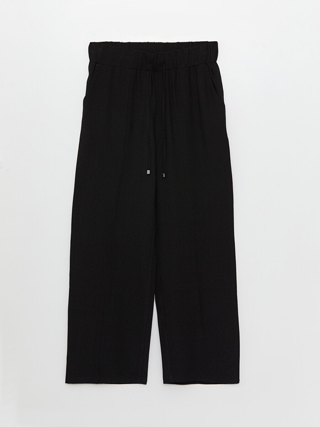 Women's Elastic Waist Straight Trousers