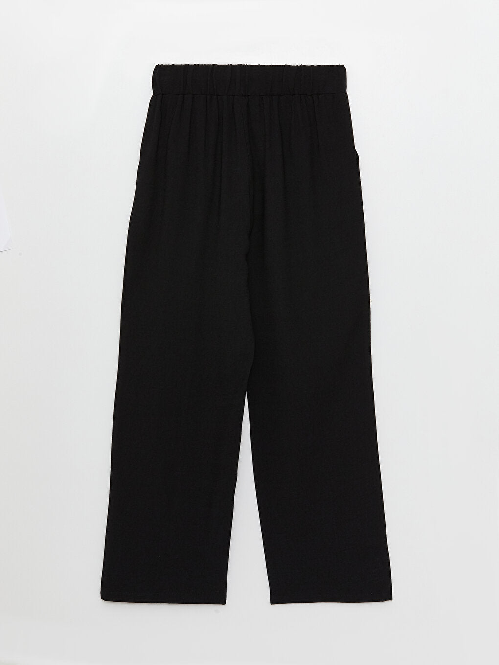 Women's Elastic Waist Straight Trousers