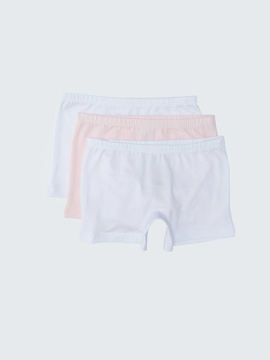 Basic Girl's Boxer 3-Piece