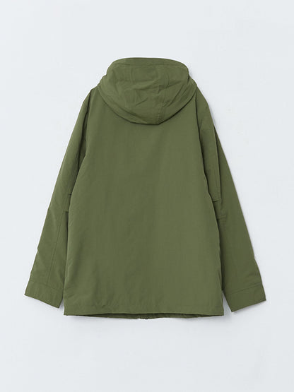 Hooded Basic Boy's Raincoat