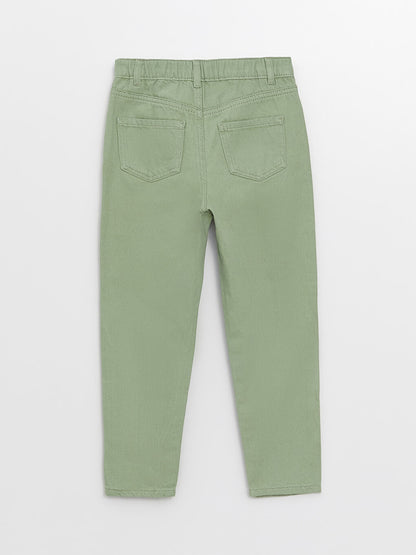 Basic Gabardine Girl's Trousers