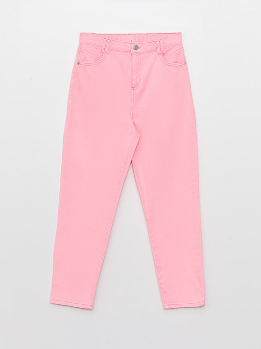 Basic Gabardine Girl's Trousers